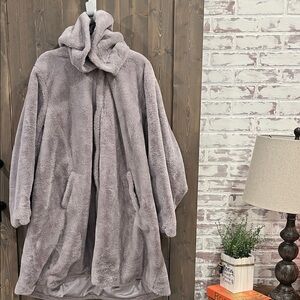 Torrid Cozy Lavender Teddy Jacket